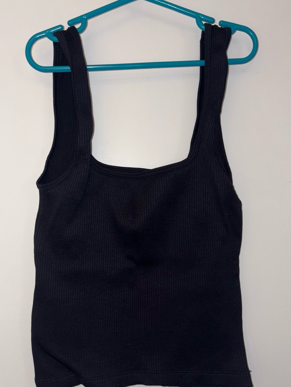 Classic Black Ribbed Tank Top